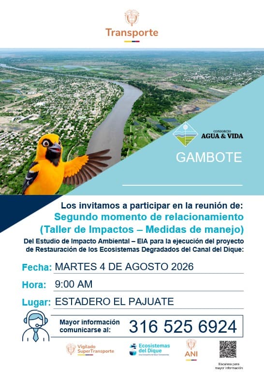 Reunión - Restauración de de los Ecosistemas Degradados del Canal del Dique